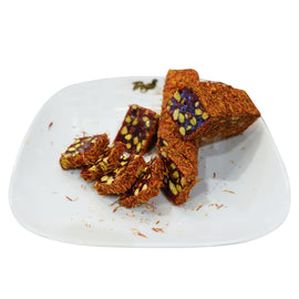 Saffron with Pomegranate Pistachio