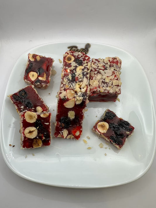 Grape Pomegranate with double Hazelnut