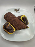 Banana Chocolate Brownie with Hazelnut